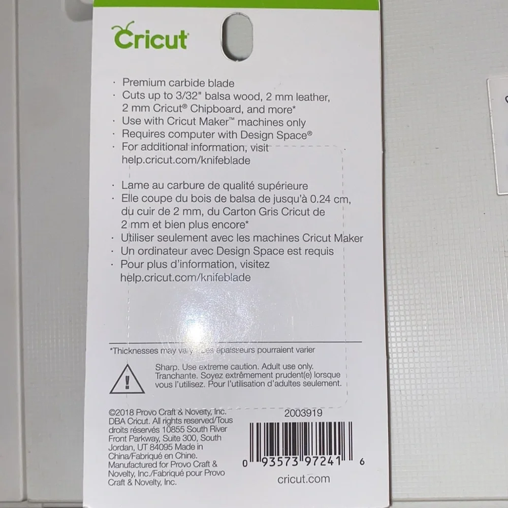 Cricut knife blade kit
